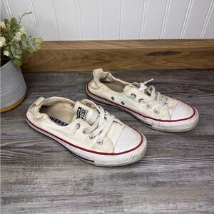 Converse Chuck Taylor White Low Rise Shoreline Slip On Shoe Womens 6.5 Mens 4.5